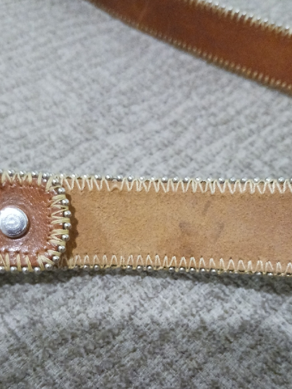 Vintage Streets Ahead Italian Leather Belt - Picture 16 of 16